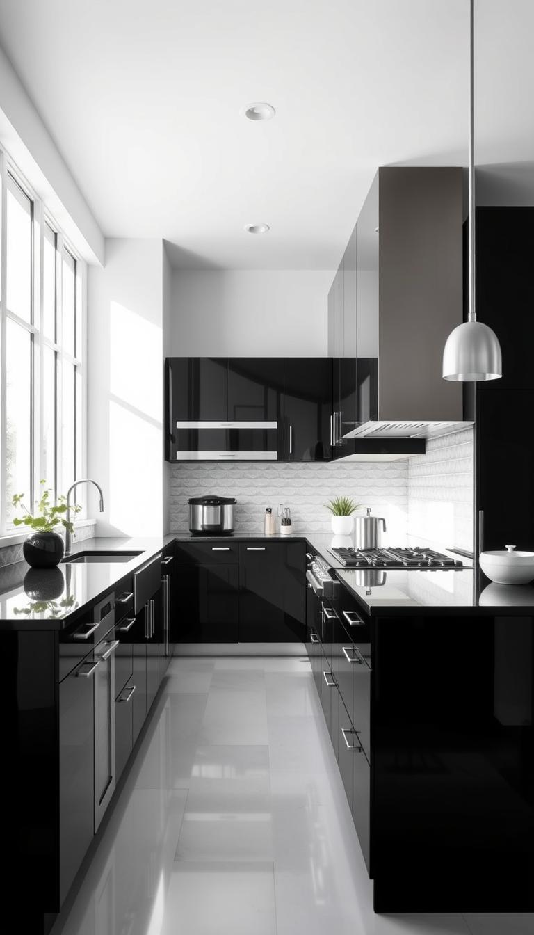 black and white kitchen ideas