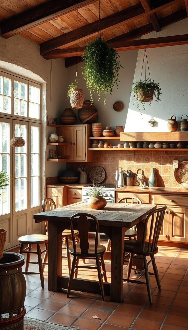 boho kitchen